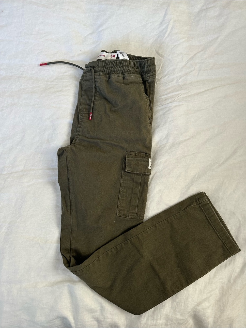 Levi's Olive Green Kids Cargo Pants